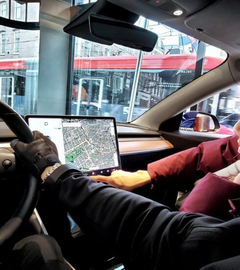 Driving Tactics to Avert Police Vehicular Engagement - driving a Tesla in Amsterdam