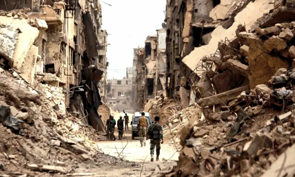 Urban warzone of Wartorn-Damascus-Syria (1)